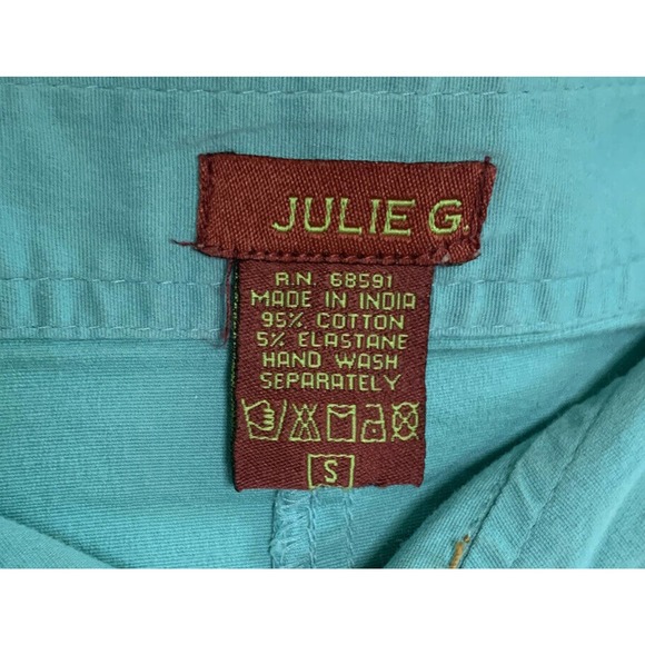 Julie G Tiered Skirt W/Beading S Ruffles BOHO SKIRT - Picture 5 of 7